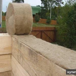 Фото №5 Джут лента 6*150мм межвенцовый утеплитель, шкант