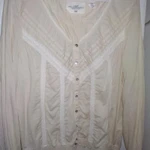 Фото №2 Брендовая блузка H&M с длинными рукавами и открытыми плечами