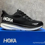 Фото №9 Кроссовки Hoka новые чёрные