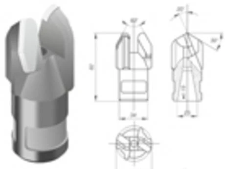 Фото Резцы рп-42 для бурения породы
