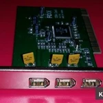фото контроллер плата видеозахвата высокоскоростная шина Firewire PCI 1394 Card Ver: