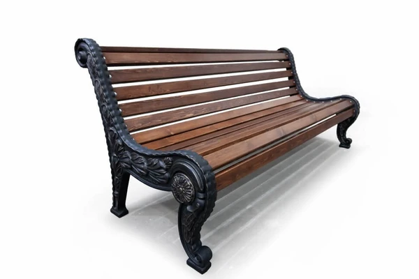 Фото Скамейка чугунная «ГОРОД» (1.8 м)