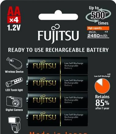 Фото Японский аккумулятор Fujitsu AA 2450mAh Ni-MH