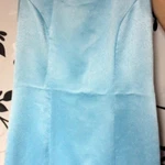 Фото №12 костюм офисный голубой размер 42: платье и кардиган