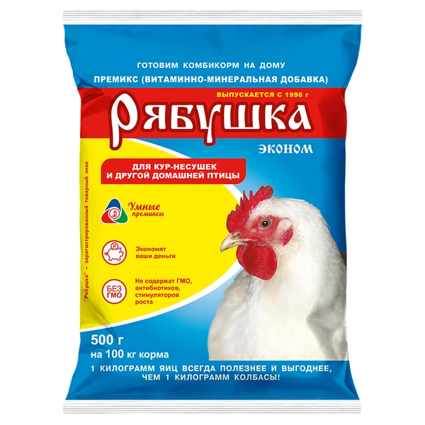 Фото Премикс Рябушка для сельскохозяйственной птицы 0,5% эконом 500г