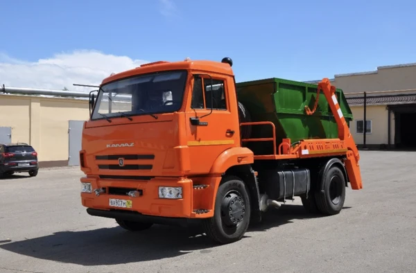 Фото Вывоз мусора, заказ контейнера (лодочка) 8 м3