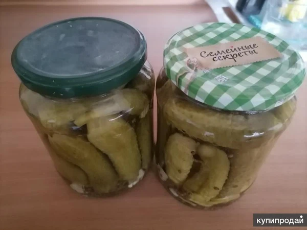 Фото Консервированные огурцы