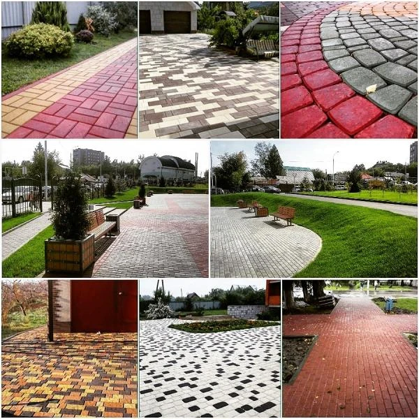 Фото Укладка тротуарной плитки