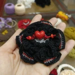 Фото №5 Резинка для волос "Цветок" Billioncrochet ручная работа