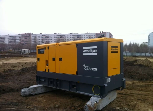 Фото Дизель-генератор 100 кВт в аренду (Atlas Copco QAS 125)