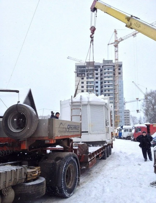 Фото Поднятие, разгрузка гаражей,ларьков