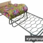 Фото №11 Раскладушки-кровати на сетке из сплющенной пружины
