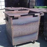 фото Контейнер 1,1 м3 для мусора ТБО,купить в Ростове-на-Дону, Краснодаре, Ставрополе