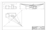 фото Чертежи студентам: Построение перспективы объектов