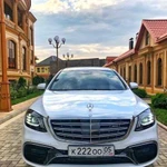 Авто Прокат мерседес w222 в грозном с белым Салоно