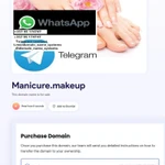 Фото №2 Домен manicure.makeup (маникюр.макияж) для салона красоты, магазина косметики