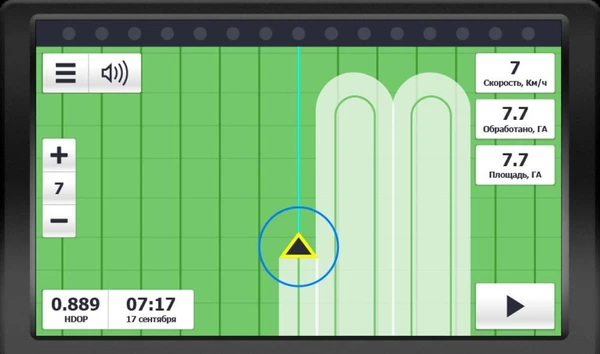 Фото Агронавигатор,система параллельного вождения,курсоуказатель