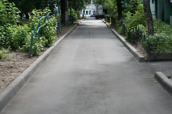Фото Укладка асфальта