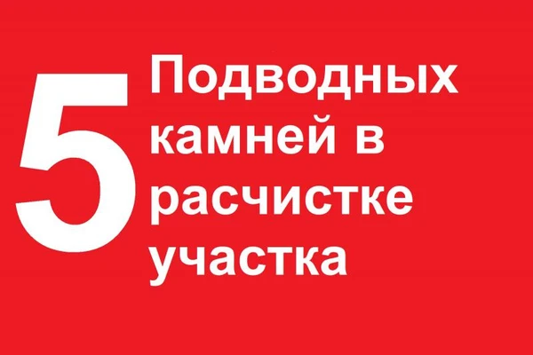 Фото 5 ПАРШИВЫХ ПОДВОДНЫХ КАМНЕЙ в расчистке участка.