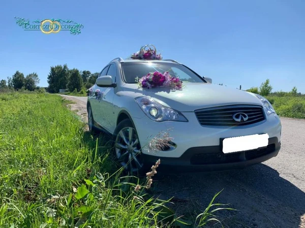 Фото Украшения на свадебную машину 