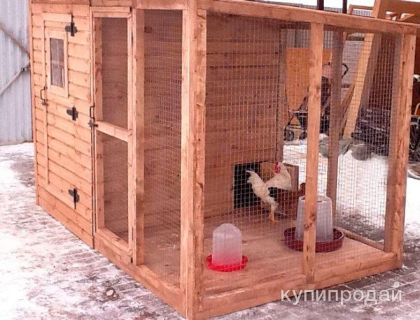 Фото Курятник зимний