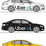 Брендирование, оклейка авто под Uber, Яндекс.Такси