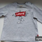 Фото №2 Свитшот детский Levi's , цвет серый , размер 6м.