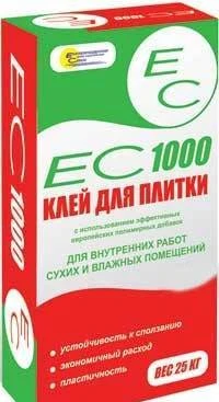 Фото Клей для плитки ЕС-1000 (внутренний)