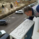 Фото №11 Закладка трассы для кондиционера при ремонте.