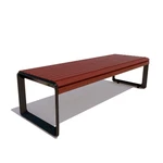 Фото №3 Банкетка чугунная «МИЛАН» (1.8 м)