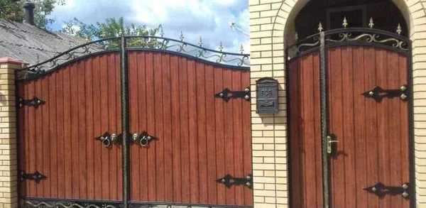 Фото Тарасовский ворота ковка заборы навесы куприев