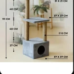 Фото №2 Домик с когтеточкой для кошки