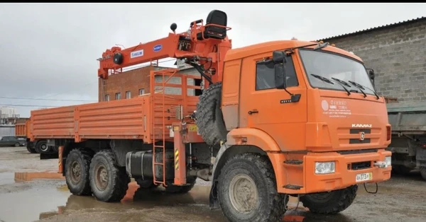 Фото Аренда и услуги манипулятора- вездехода, 7 т, 21 м, борт- 11.6 т, 6.1 м