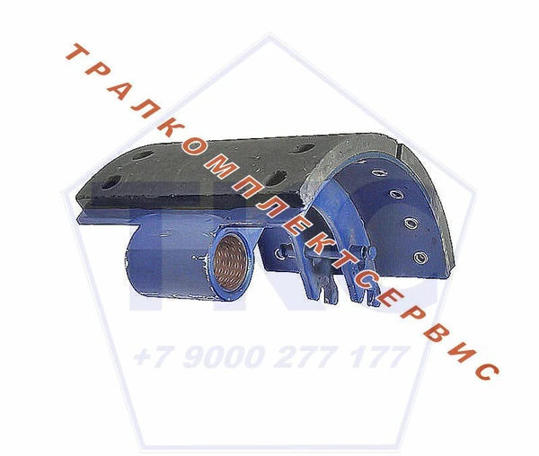 Фото Колодка тормоза с накладками ЧМЗАП 314-3502090