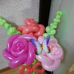 Цветы и фигуры из шаров