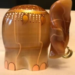 Фото №11 Сувенирное изделие "Слон" из натурального камня Селенит