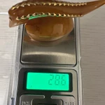 Фото №4 Винтажная статуэтка "осетр" янтарь 80-е