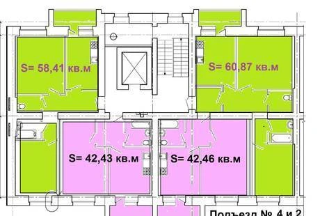 Фото 2-к квартира, 64.8 м², 3/12 эт.