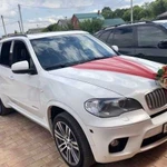 Аренда белого BMW X5 на свадьбу с водителем