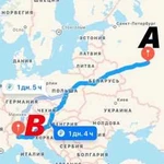 Доставка автомобиля из России в Европу
