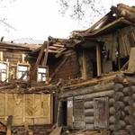 Демонтаж дома здания и перегородки 