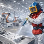 Пескоструйная обработка, порошковая окраска