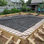 Бетонные работы, заливка фундамента, бенных площадок