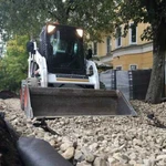 Любые работы погрузчик Bobcat, планировка