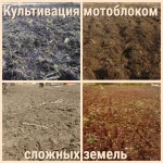 Фото №3 Вспашка земли мотоблоком