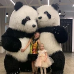 Фото №4 Ростовые куклы Мишка Панда и Мишка Дик