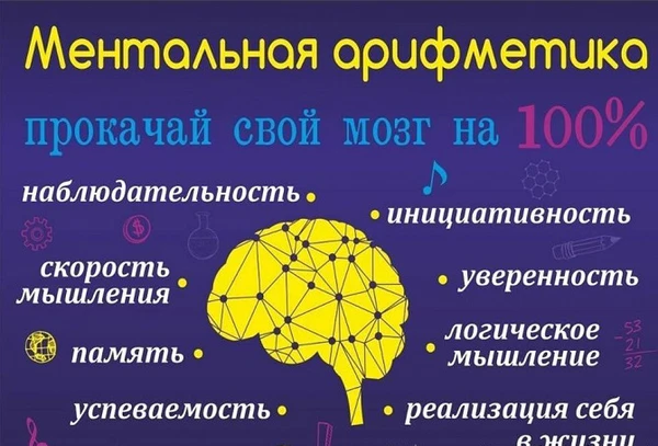 Фото Ментальная арифметика. Таблица умножения. Онлайн