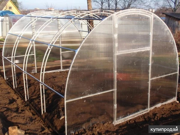 Фото Теплицы, Установка