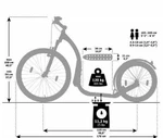 фото Вело самокат Kickbike Cross MAX 20 V green