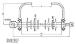 фото Изолятор для подвески троса ЛКГ-70